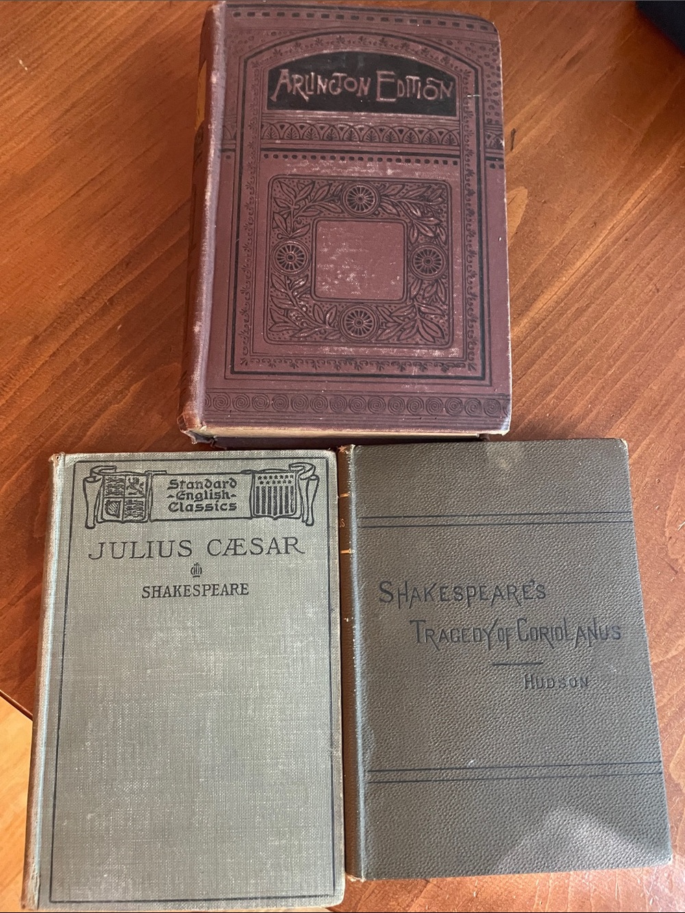 Classic Antique Books - Dombey and Son, Julius Ceasar and Tragedy of Carol Anus